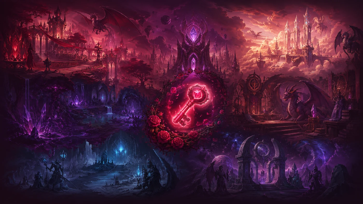 Mythic+ Dungeons der aktuellen Midnight Saison